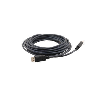 Kramer DisplayPort Kabel -  4,6 m Flex 30 AWG Sort